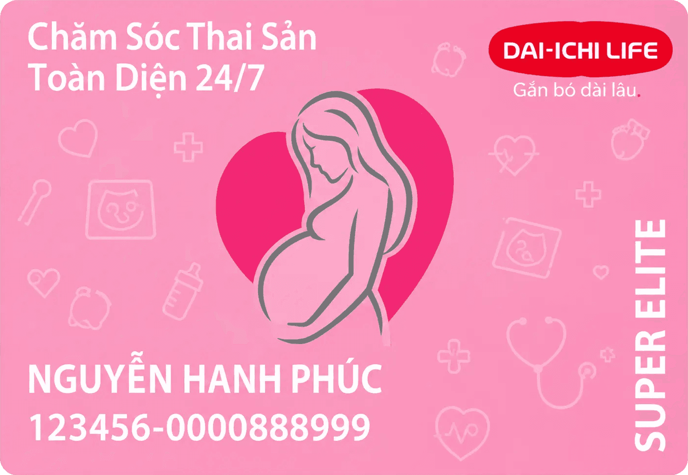 Thẻ Bảo Hiểm Chăm Sóc Thai Sản Toàn Diện 24/7 Dai-ichi Life