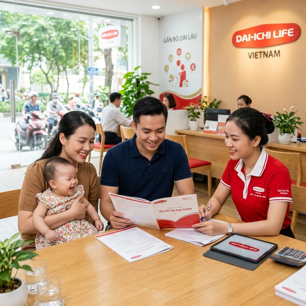 Gia đình Việt Nam với bảo hiểm trẻ em Dai-ichi Life