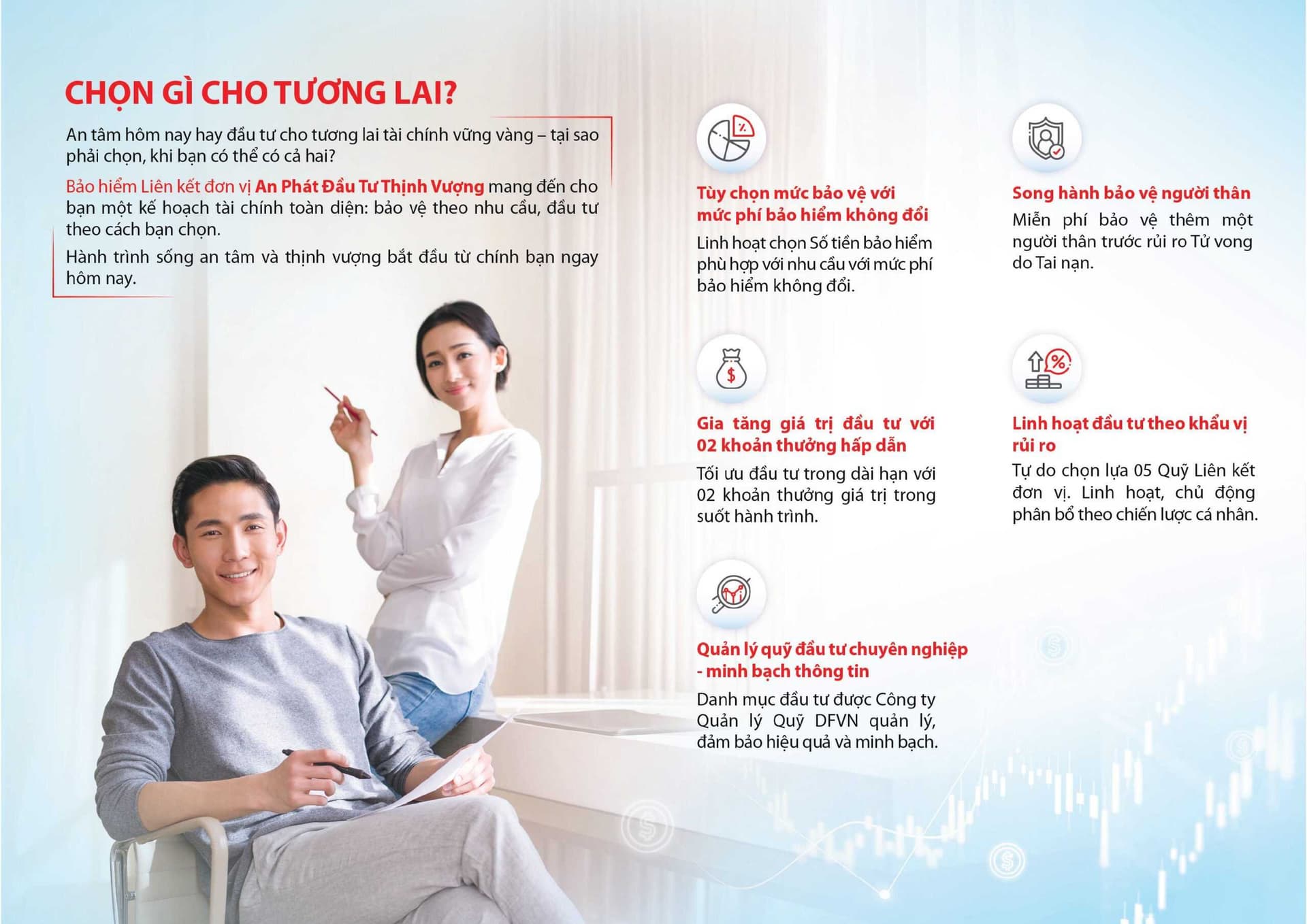 Brochure An Phát Đầu Tư - Trang 1: Quyền lợi đầu tư và bảo vệ