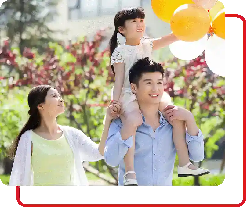 Bảo hiểm An Tâm Song Hành Thịnh Vượng - Gia đình hạnh phúc