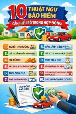 10 THUẬT NGỮ BẢO HIỂM CẦN HIỂU RÕ TRONG HỢP ĐỒNG