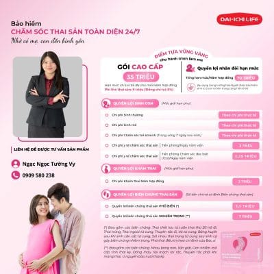 BẢO HIỂM CHĂM SÓC THAI SẢN DAIICHI