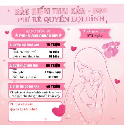 BẢO HIỂM THAI SẢN RỜI